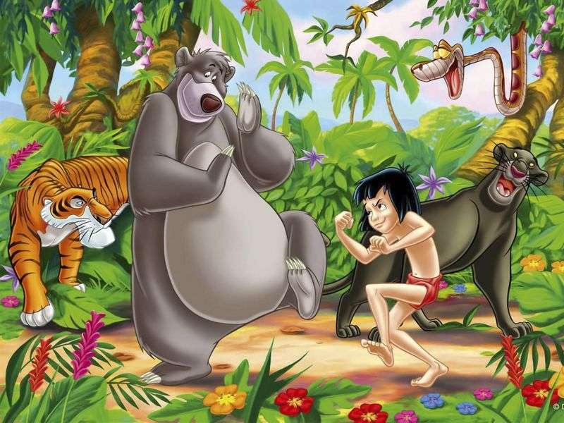 Jungle Book pussel på nätet