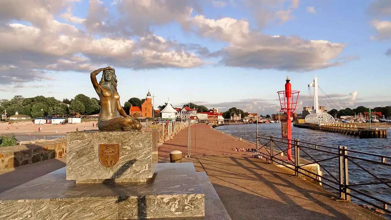 The coast in Ustka online puzzle