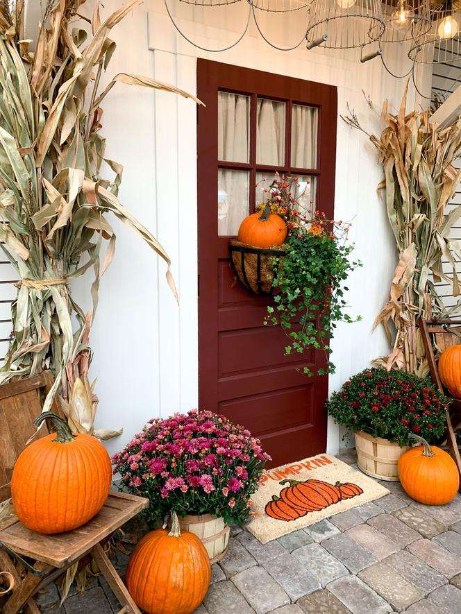Есенни декорации онлайн пъзел