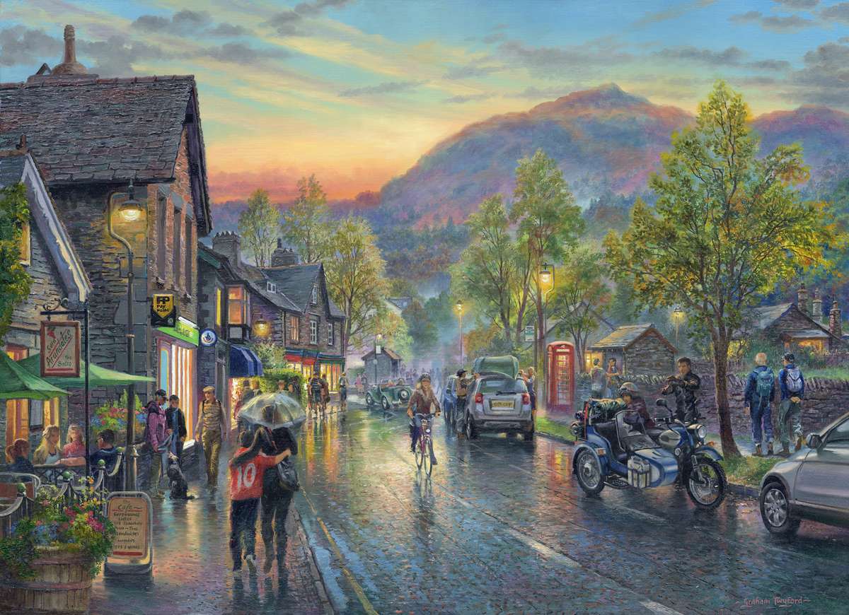 Rainy day in the city jigsaw puzzle online