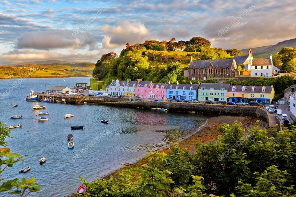 Skotské pobřeží skládačky online