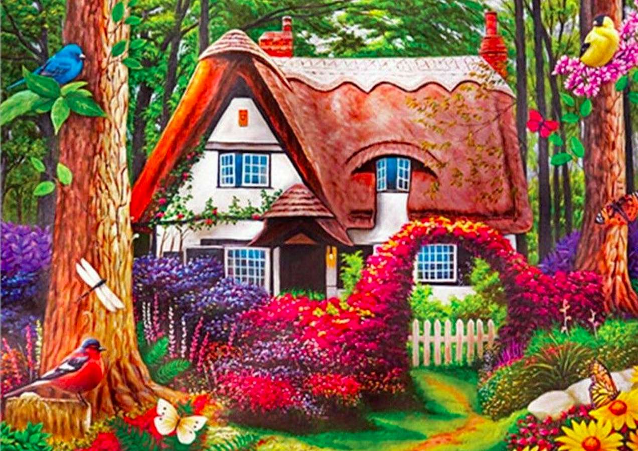 Una casa da sogno per molti di noi :) puzzle online