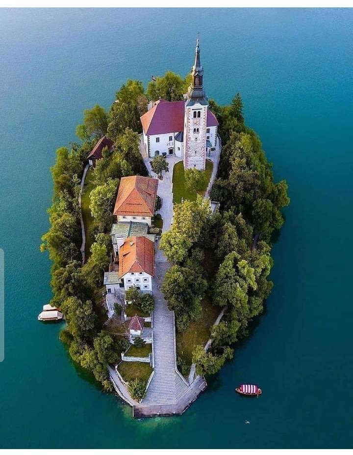 Isola di Bled, Slovenia ???? puzzle online