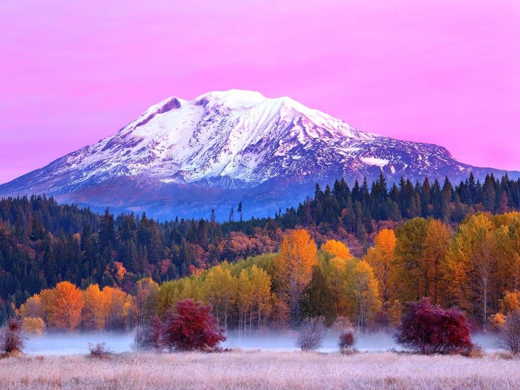 Mount Adams – svaté místo severoamerických indiánů skládačky online