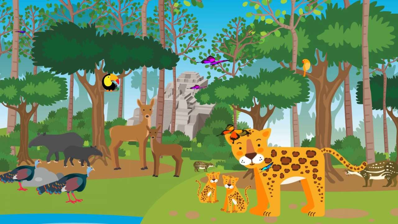 tierischer Dschungel Puzzlespiel online
