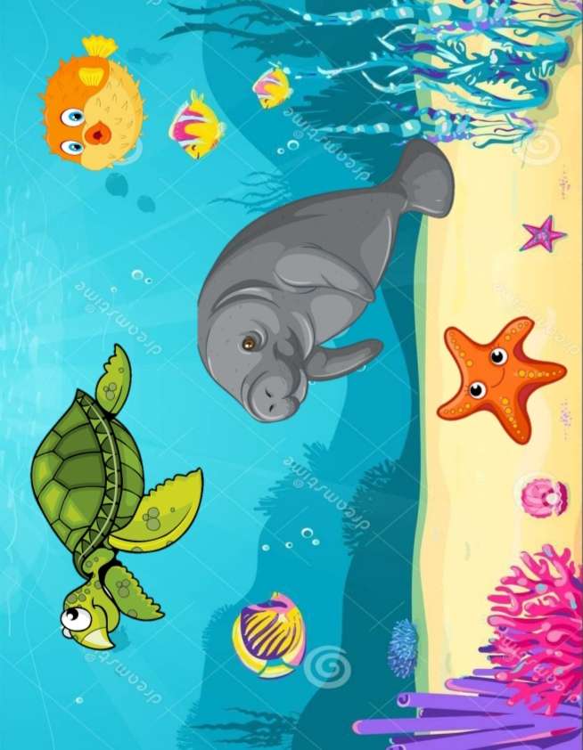 Riff mit Tieren Puzzlespiel online