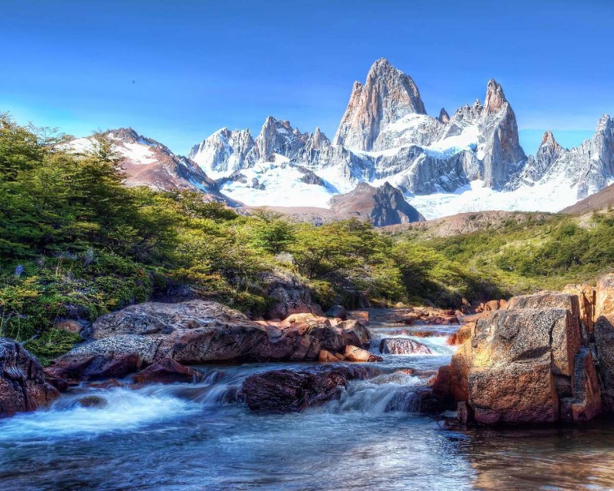 Argentina-Patagonie, jaká krajina :) online puzzle