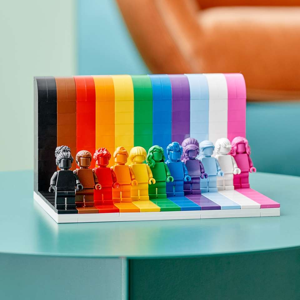 Lego - un conjunto de minifiguras rompecabezas en línea