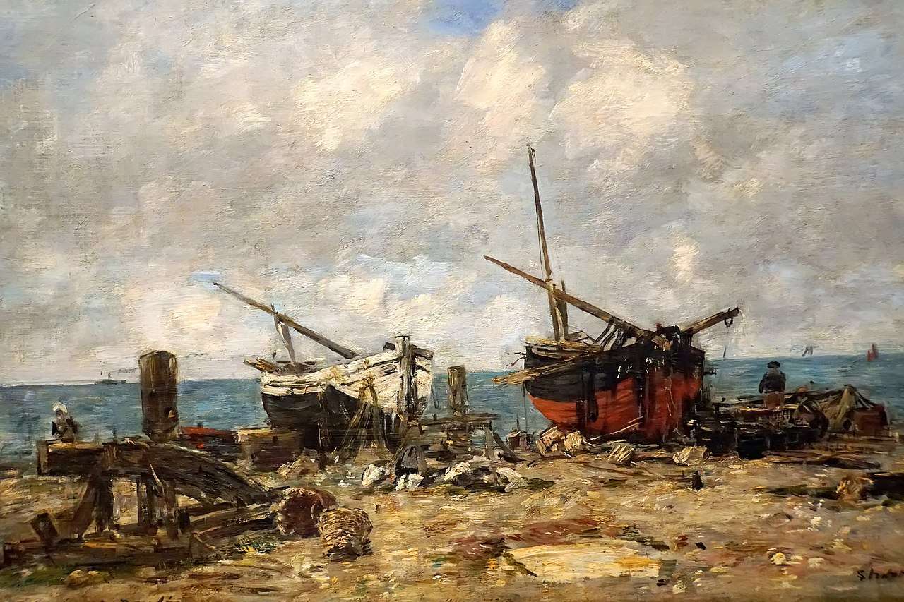 Dennis Jarvis: Beached Boats Pussel online