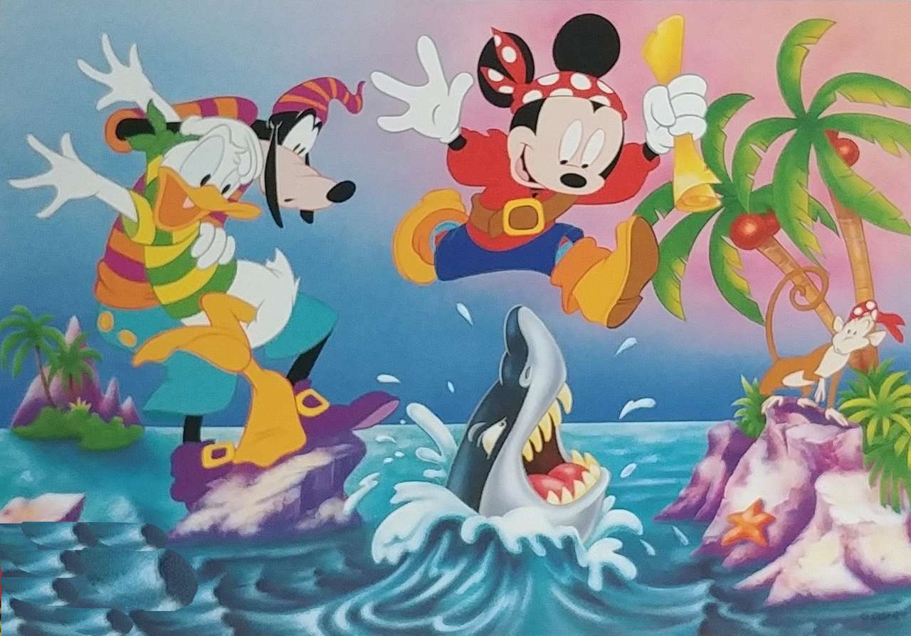 Mickey Mouse y Goofy rompecabezas en línea