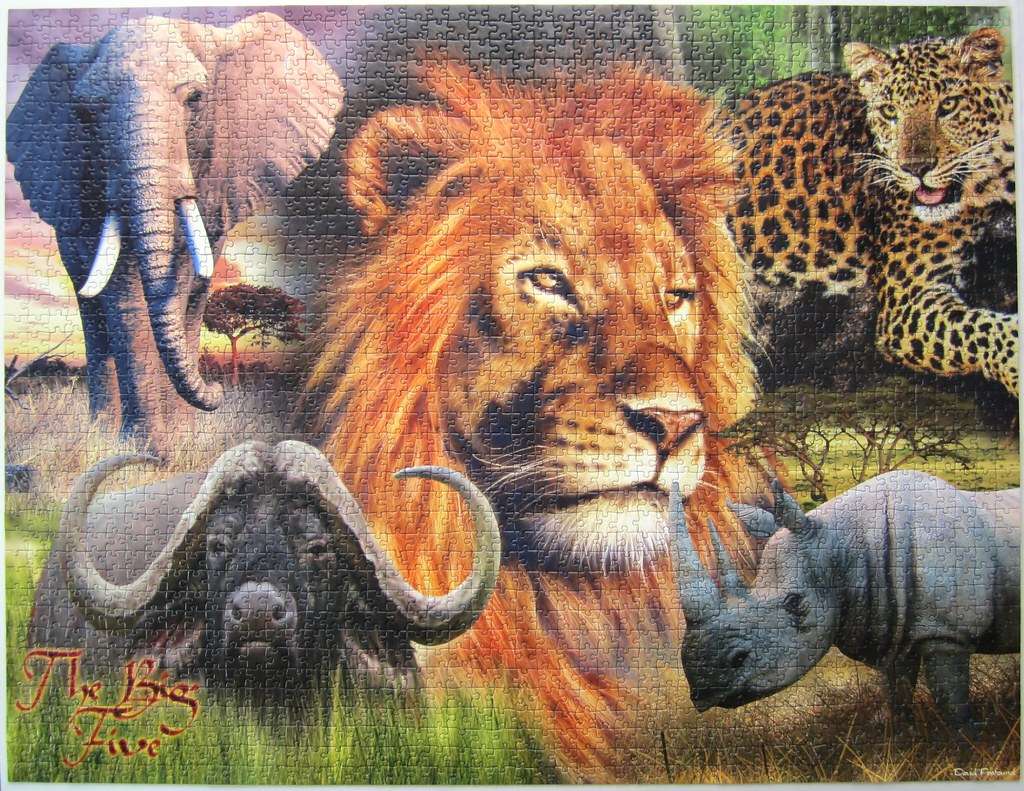 Afrikanische Tiere Puzzlespiel online