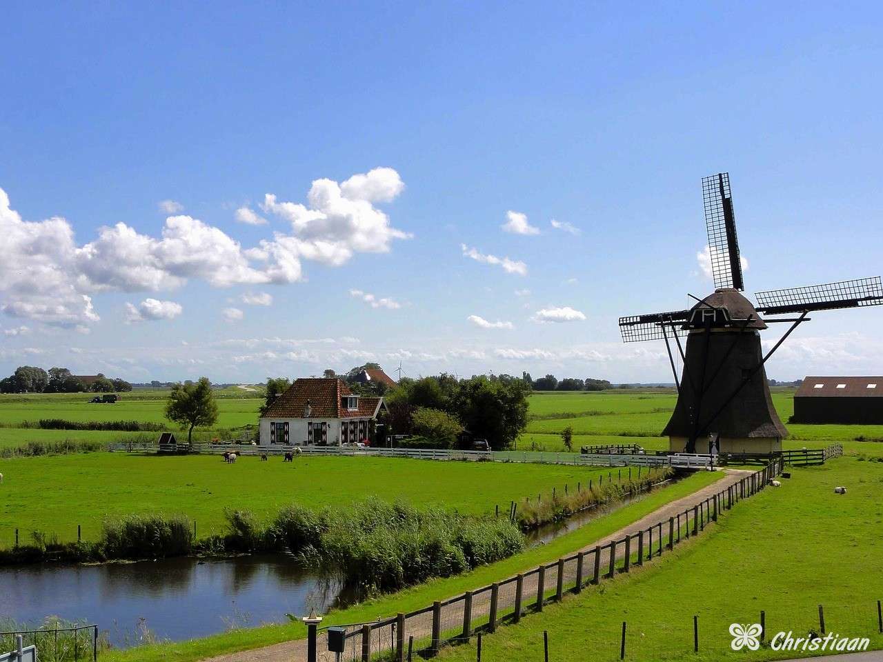 Нидерланды Пейзаж пазл онлайн