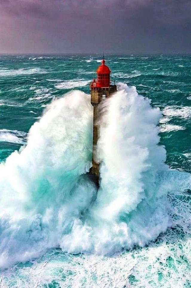 phare de la jument - france puzzle en ligne