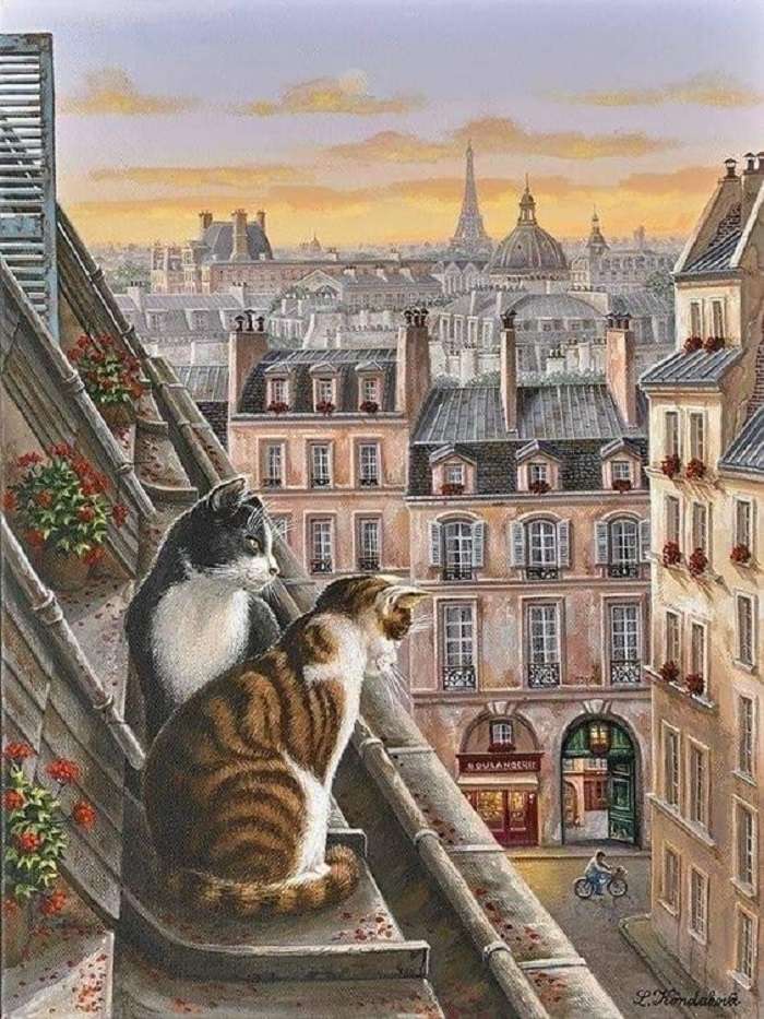 rooftops of paris jigsaw puzzle online