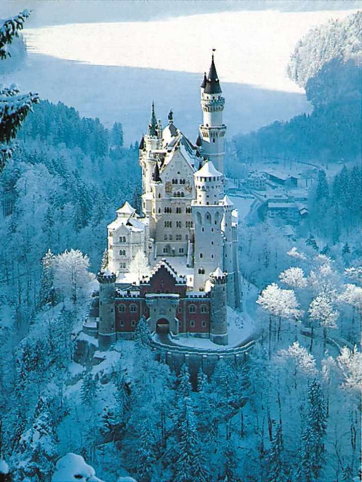 Schloss in den Bergen Online-Puzzle