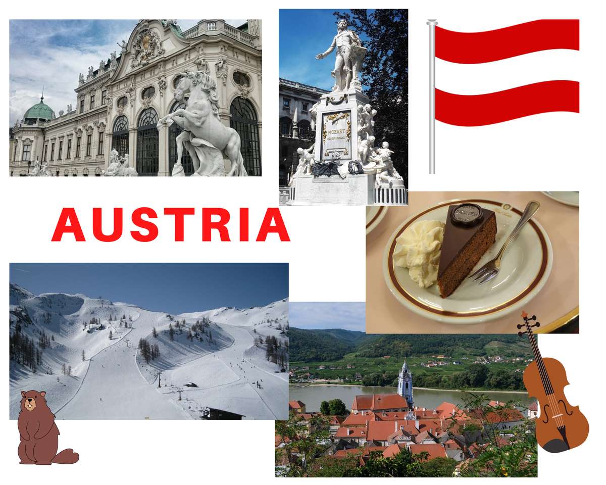 . Австрия онлайн пъзел