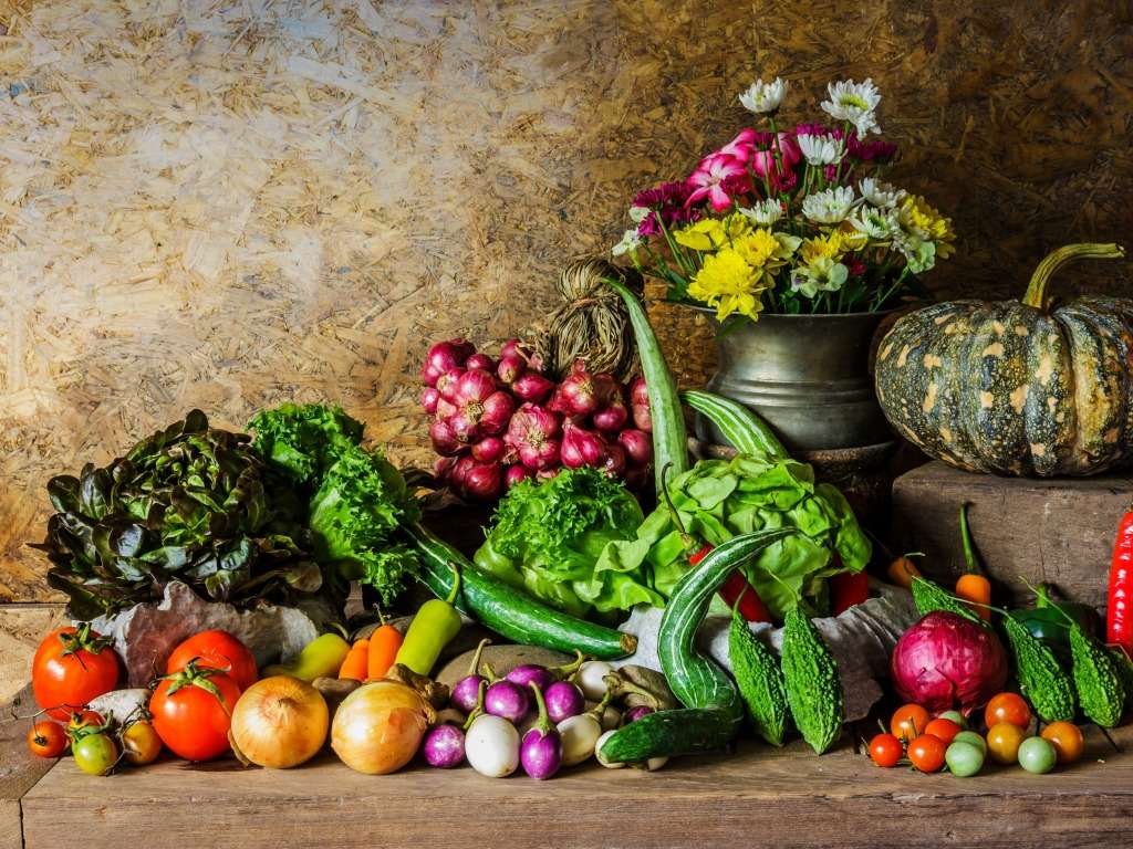 Gemüse - Stilleben Gemüse Puzzlespiel online