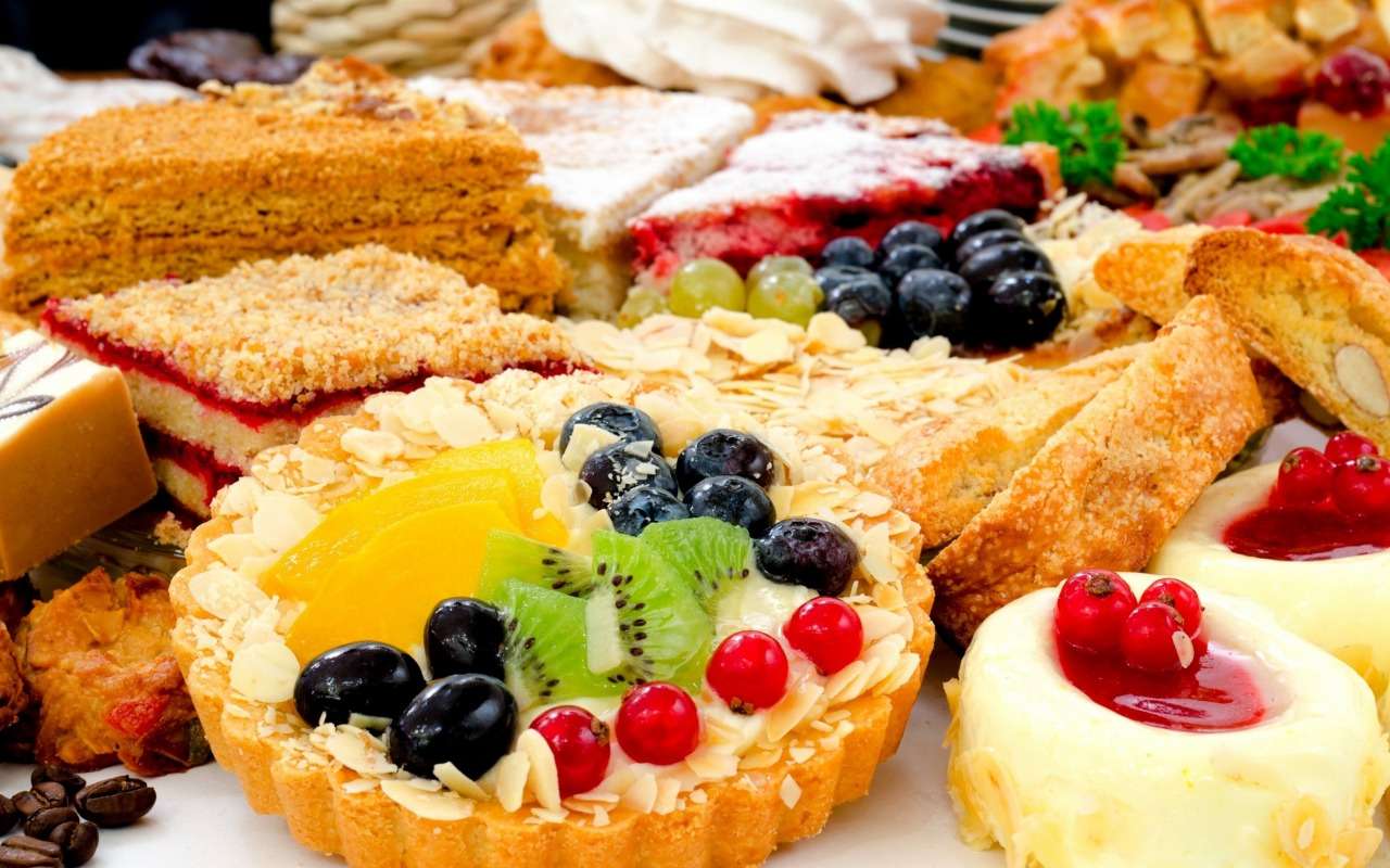 Tortas de frutas francesas - French Fruit Tart quebra-cabeças online