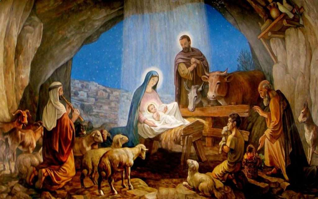 Раждането на Исус Христос онлайн пъзел