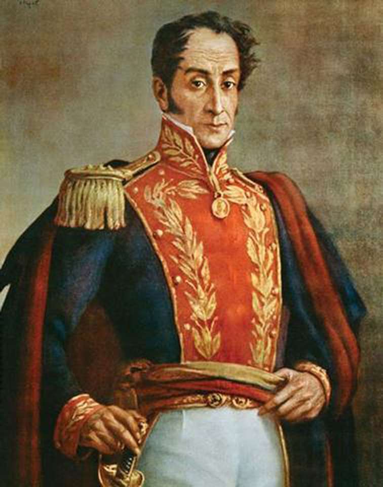 Simon Bolivar befriare pussel på nätet