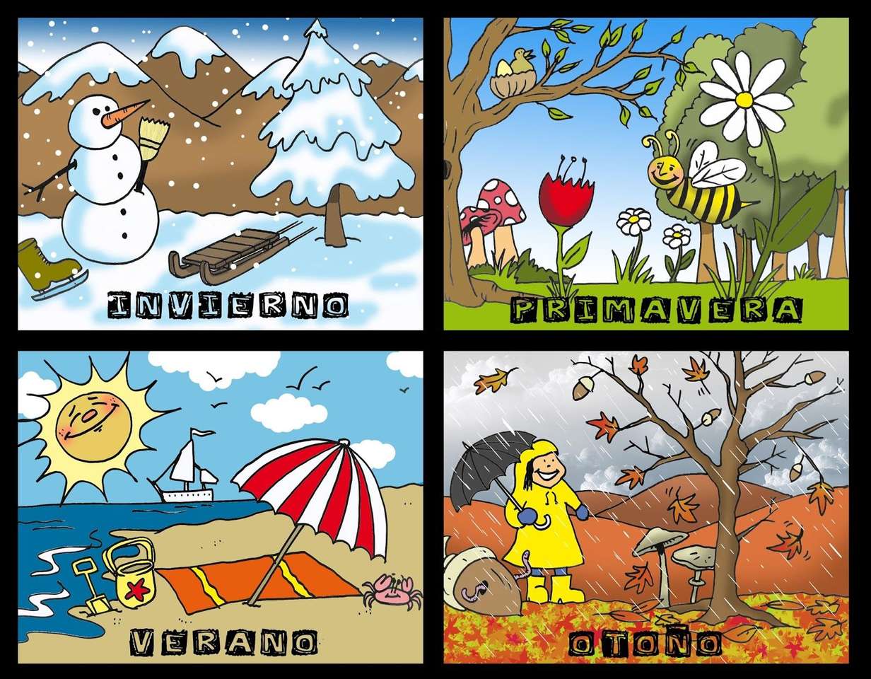 Die Jahreszeiten Puzzlespiel online