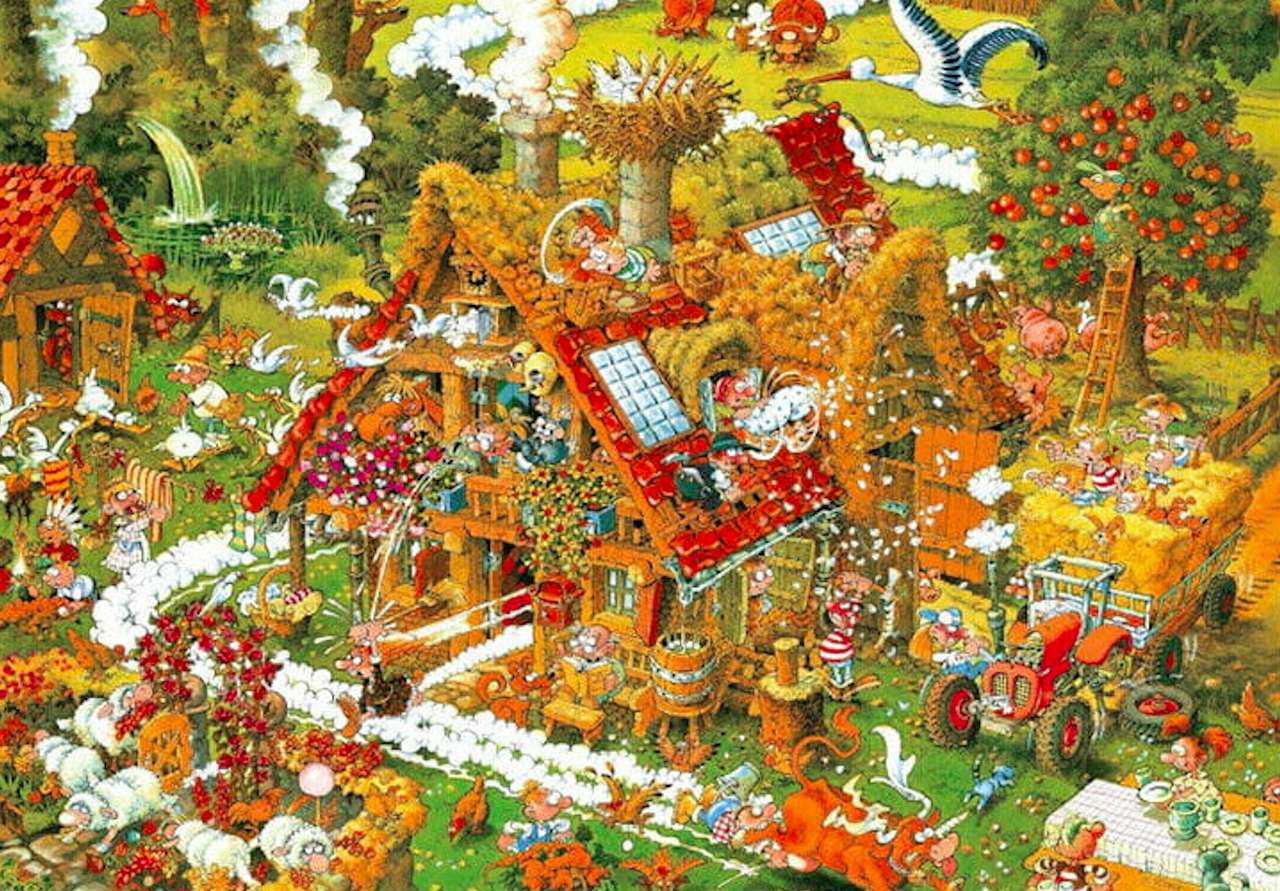 Felice fattoria pazza :) puzzle online