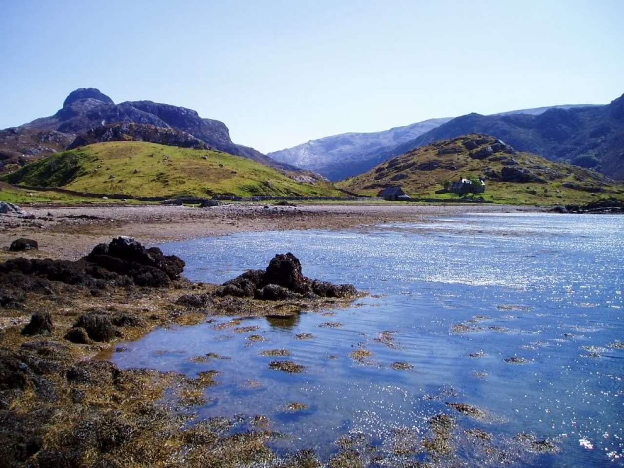 Skócia-Loch Glencoul online puzzle