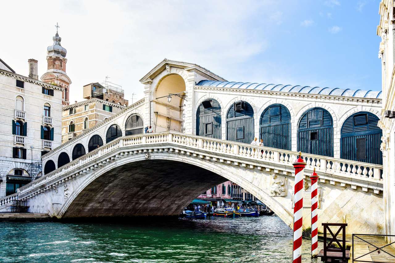 Rialtobrücke, Venedig Online-Puzzle