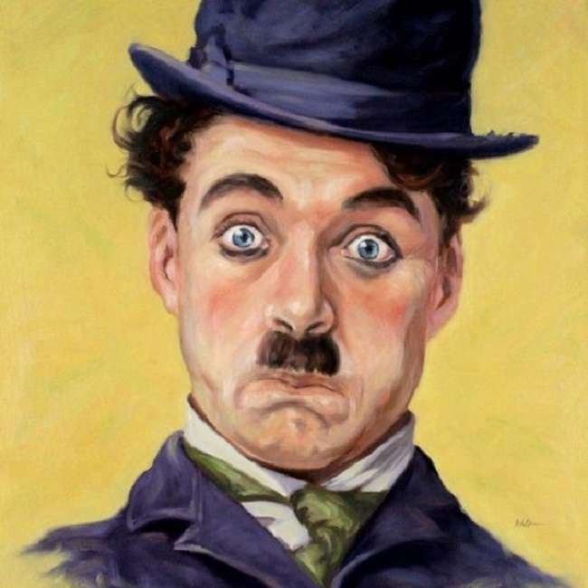 de grote Charlie Chaplin online puzzel