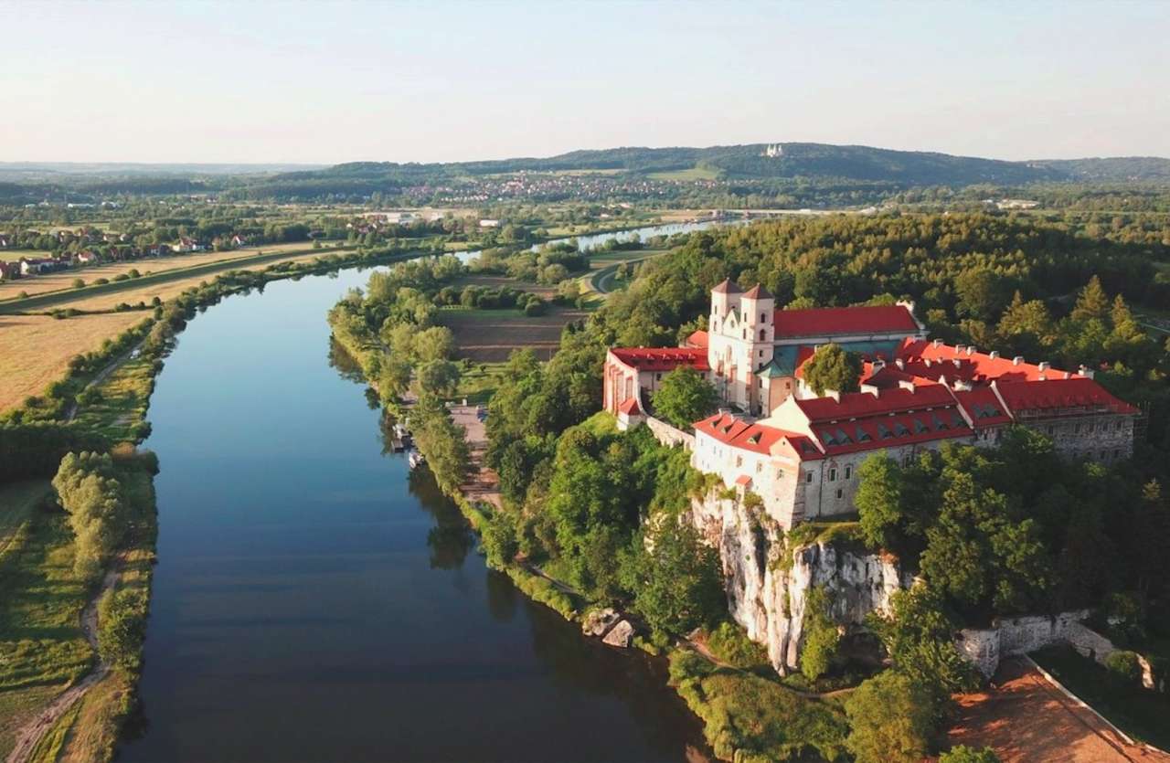 Polônia - a mais antiga abadia beneditina em Tyniec quebra-cabeças online