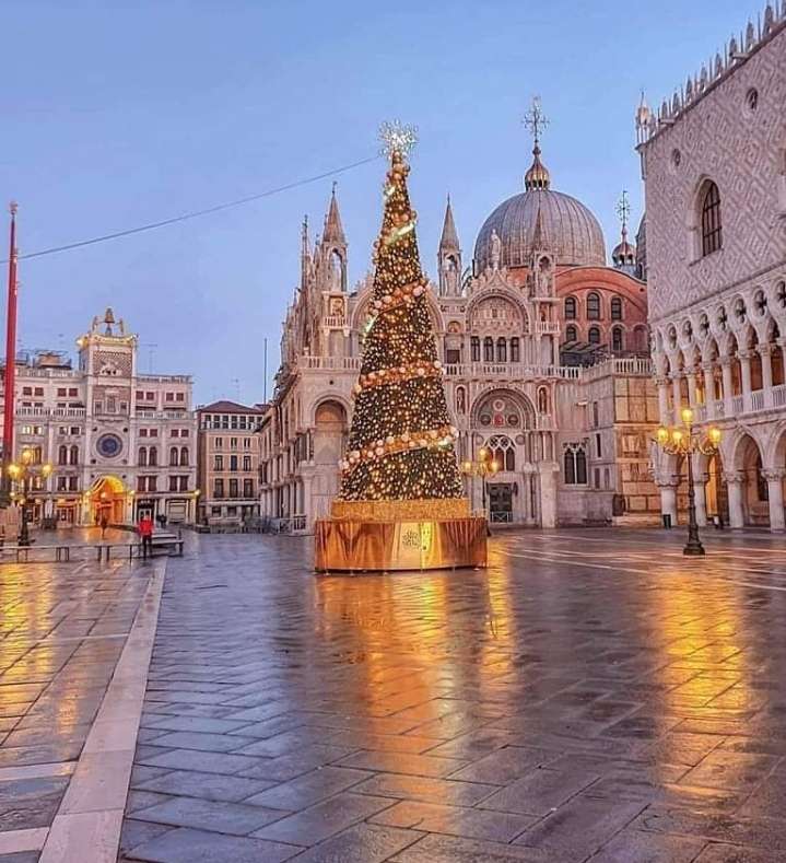 Navidad en el aire #Venecia rompecabezas en línea