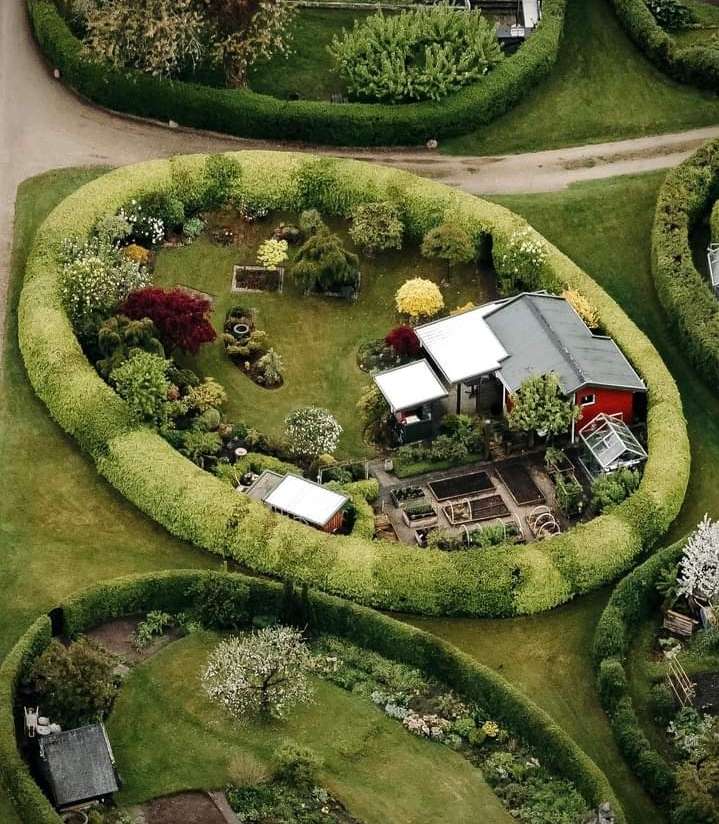 Runde Gärten, Dänemark Puzzlespiel online