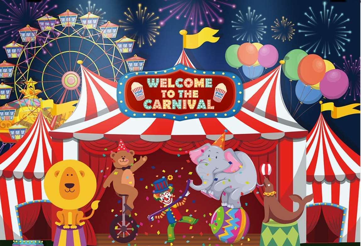 Цирк на животните онлайн пъзел
