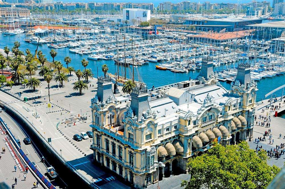 Portul Barcelona jigsaw puzzle online