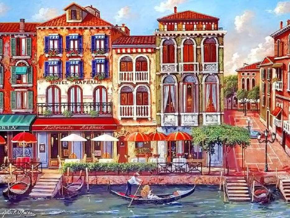 Reise nach Venedig Puzzlespiel online