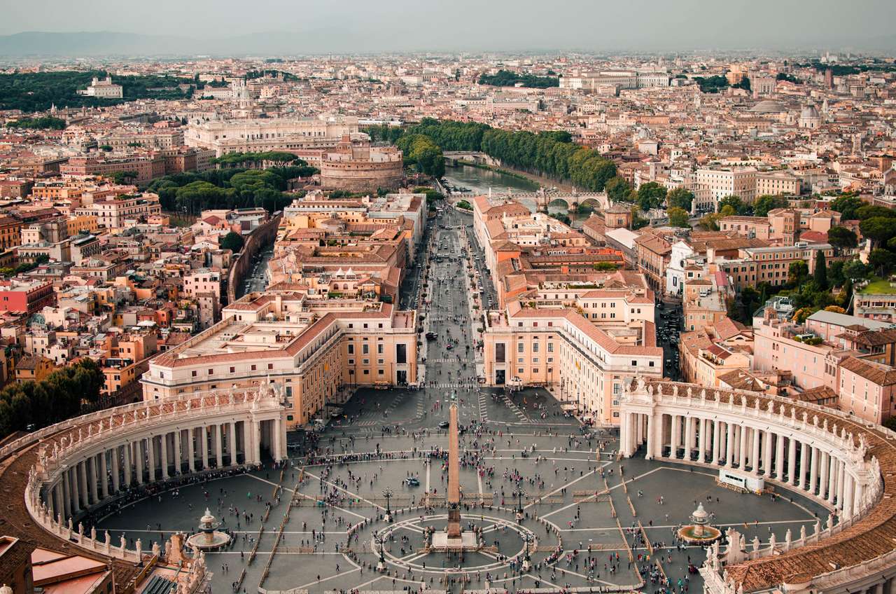 Svatopetrské náměstí, Vatikán online puzzle
