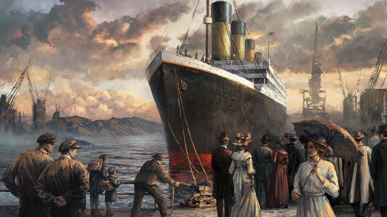 A última viagem do Titanic puzzle online