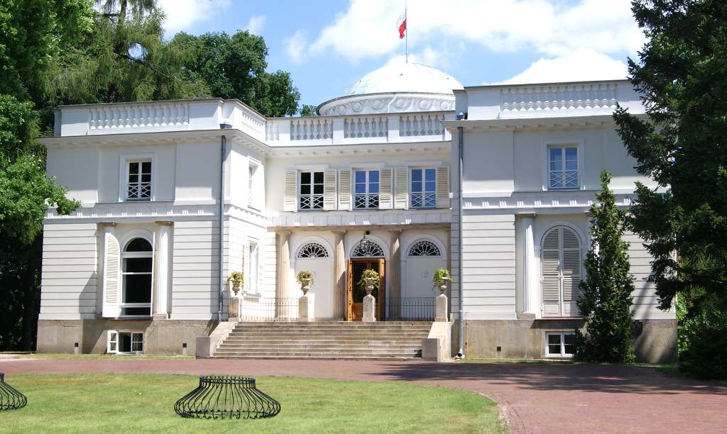 Palacio Natolin, entrada principal rompecabezas en línea