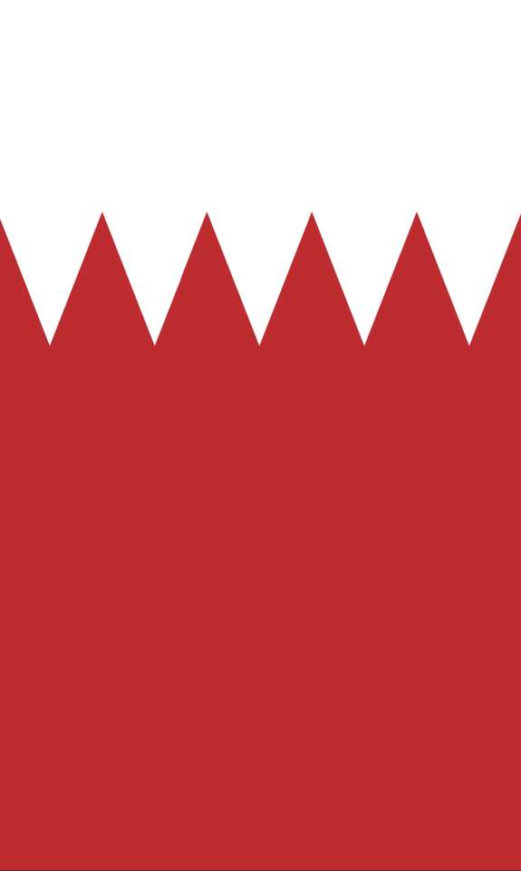 Bahrain flagga Pussel online