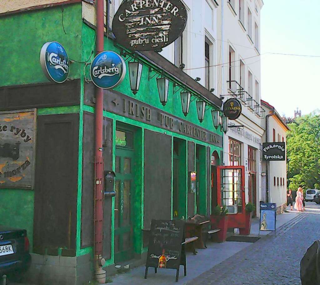 Irländsk pub i Olsztyn pussel på nätet