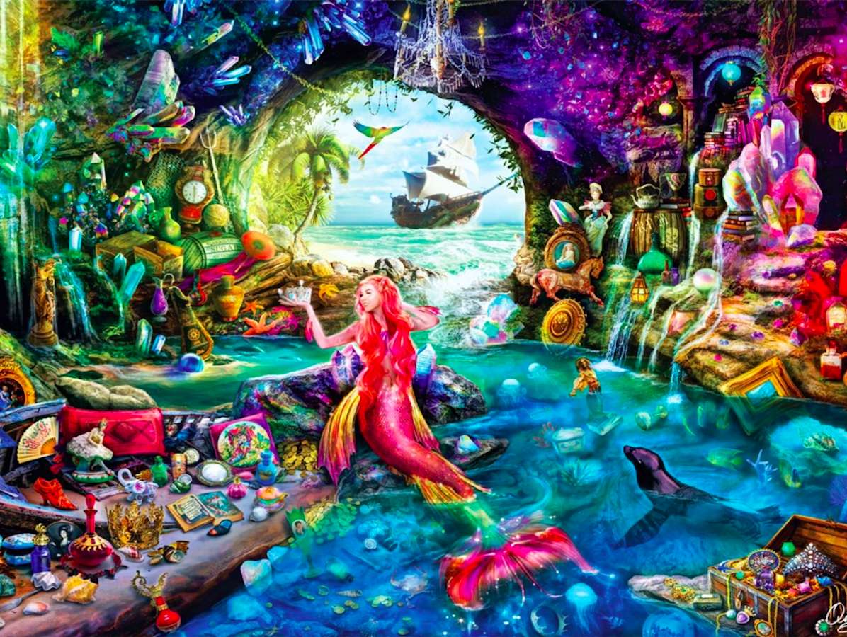 Mermaid's Treasure - A Mermaid's Treasure jigsaw puzzle online