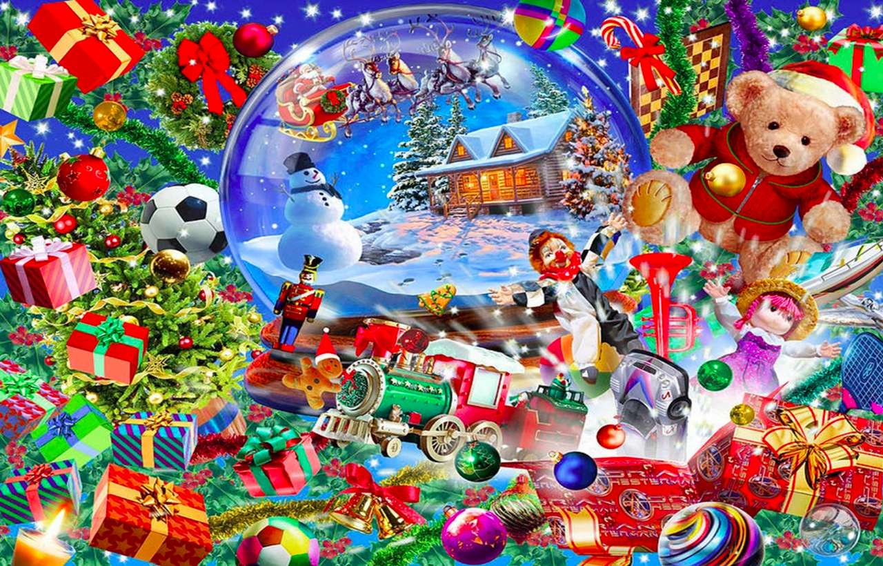 子供たちの夢 - クリスマスの時期 オンラインパズル