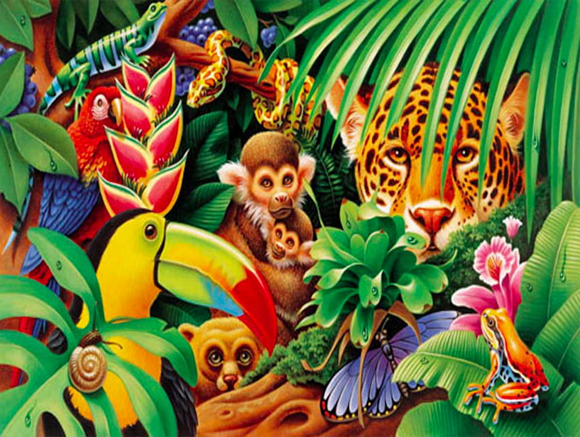 Habitantes dos trópicos quebra-cabeças online
