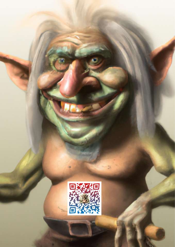 Código QR de troll puzzle online