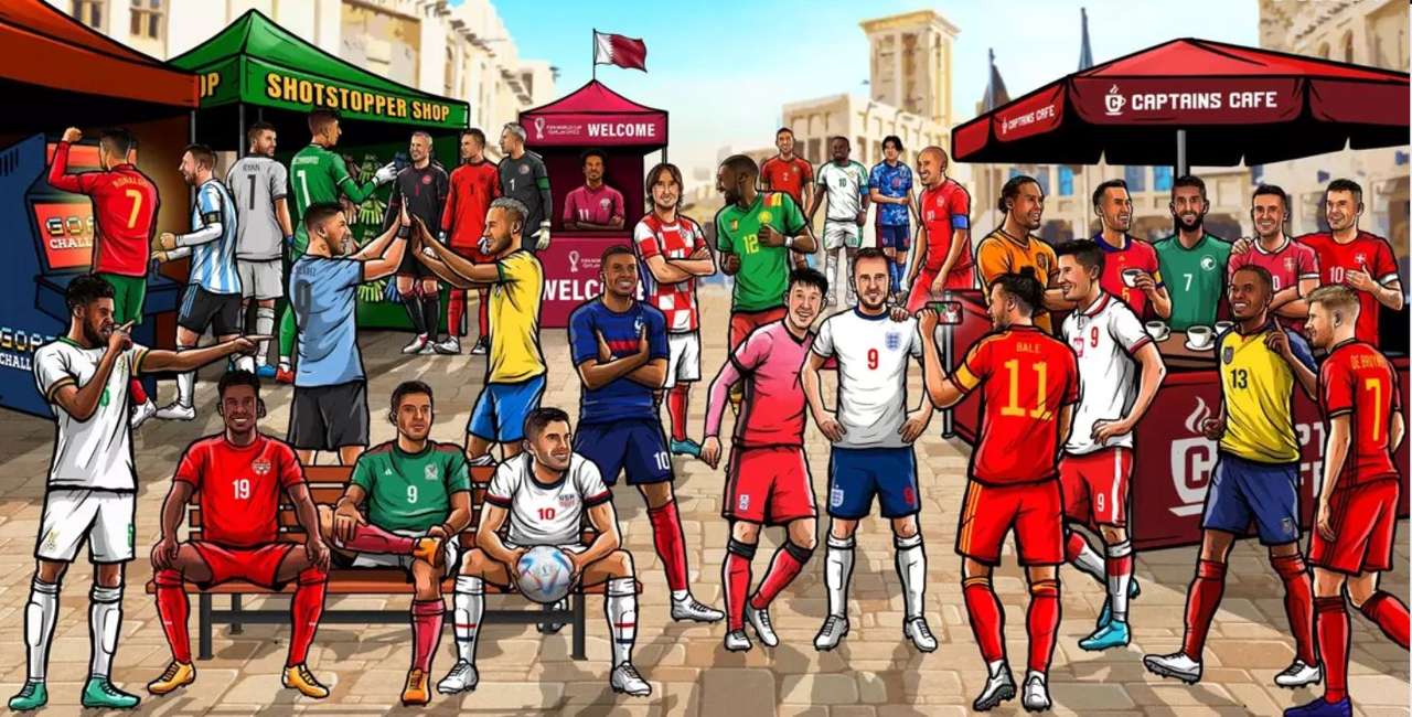 カタール サッカー ワールド カップ 2022 オンラインパズル