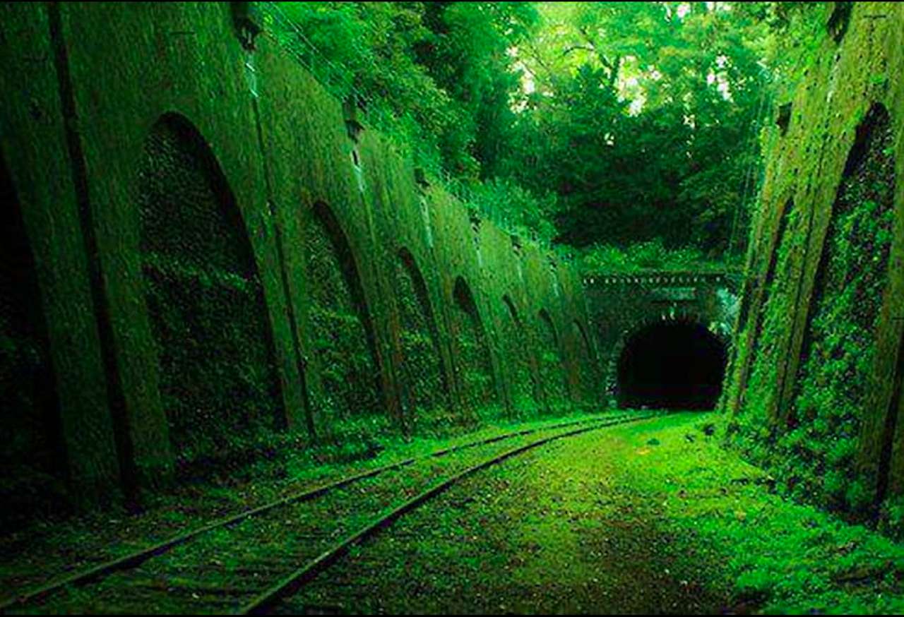 Franța-Abandonat Chemin de fer de Petite Ceinture puzzle online