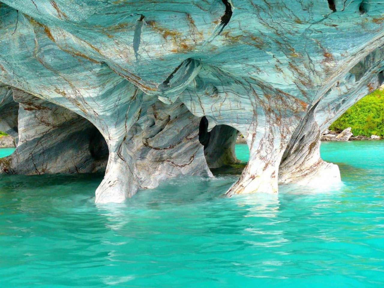 Wat een wonder - Marmeren grotten - Marmeren grotten online puzzel