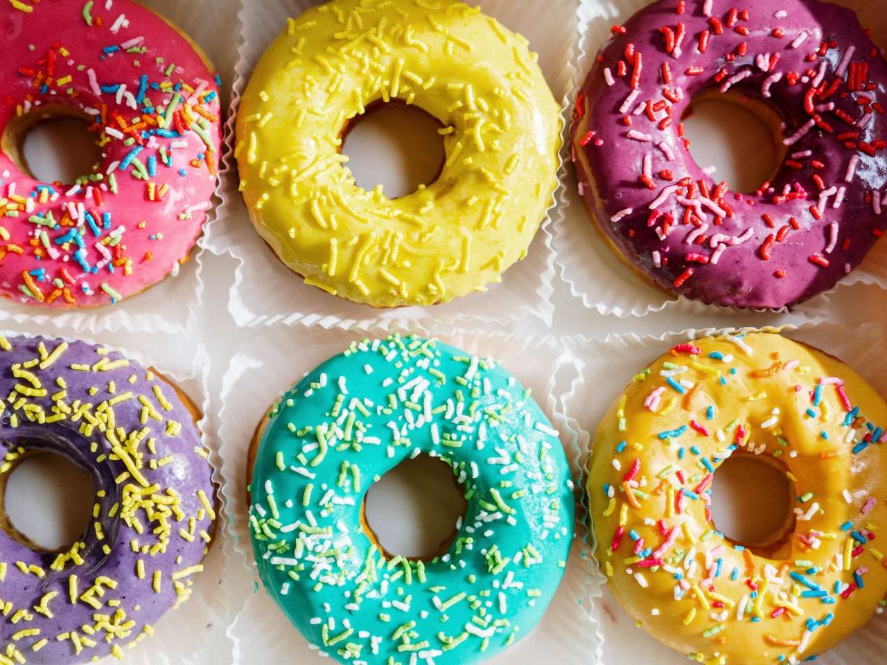 Delicious donuts, yum jigsaw puzzle online