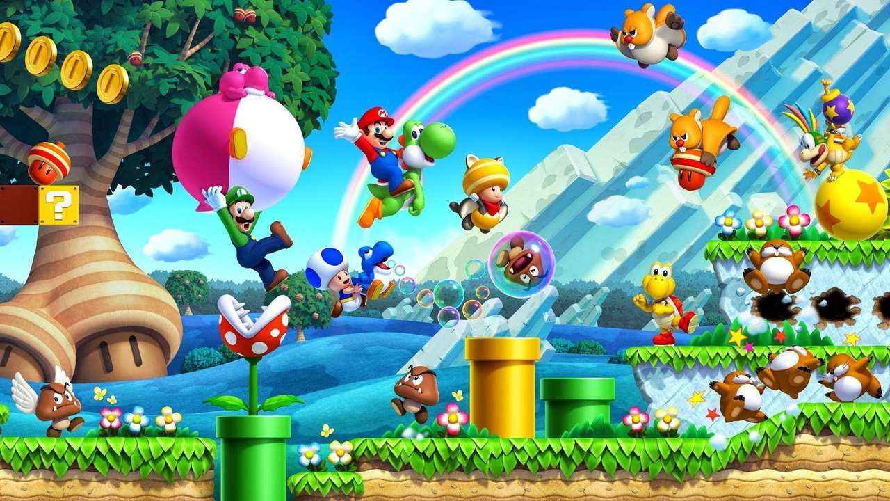 El mundo de Mario Bros rompecabezas en línea