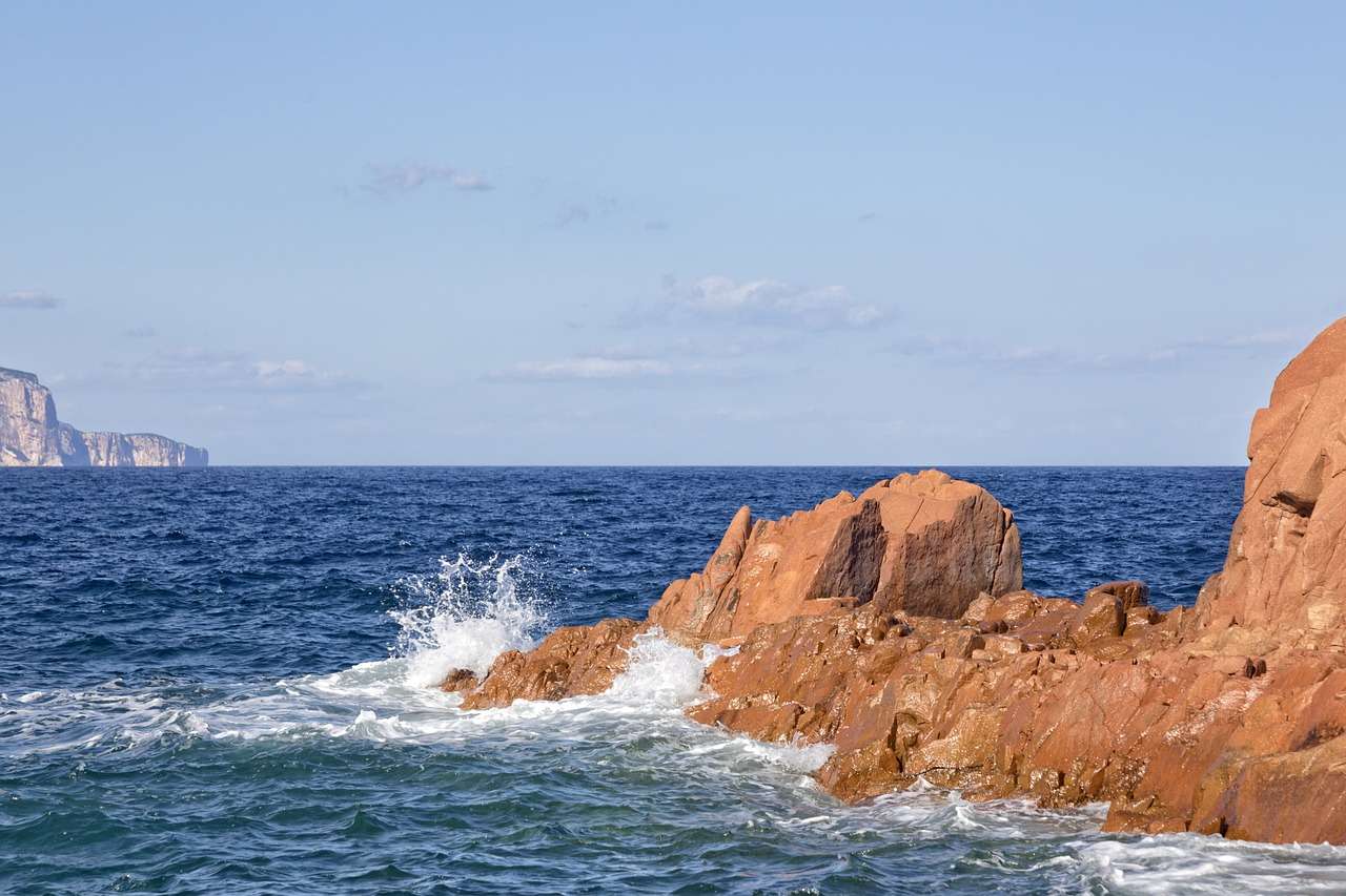 Sardinië Red Rocks online puzzel